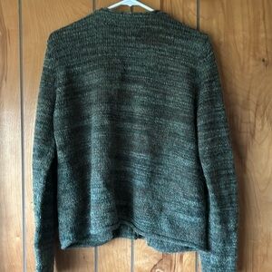 Evan-Picone green cardigan